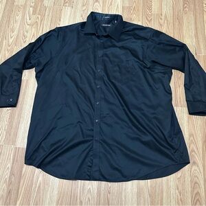 Michael Kors Black Button-down Dress Shirt - Non Iron - Size 36/37 -Neck 20 Tall